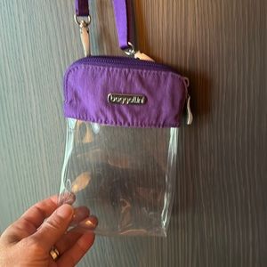 Baggallini tiny clear cross-body bag